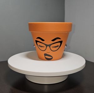 Terracotta flower pot